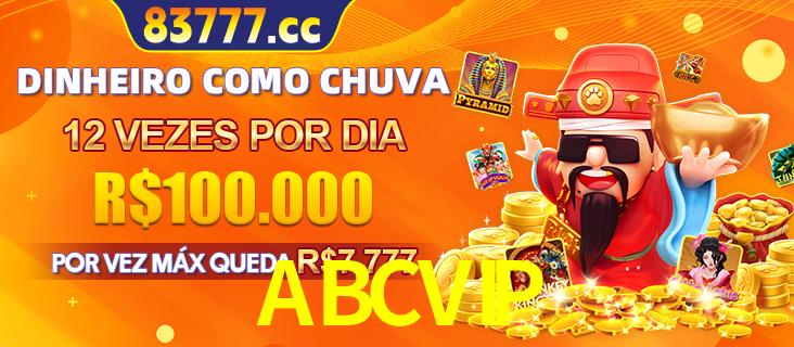 Banner do programa de recompensas Recomende para amigos do ABCVIP, detalhando os bônus por convidar amigos, com prêmios que chegam a R$288.888.